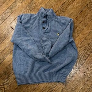 Polo Ralph Lauren Blue Three button pullover